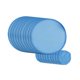 thumbnail image 4 of 10 ventiladores plegables de disco volador de 20 cm de diámetro, redondos, portátiles para decoración de viajes. Azul, 4 of 9