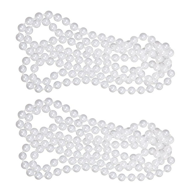 2x Elegante colr de de imitación - de babero con de múltiples capas de cadena para mujeres y niñas Hugo Collar de perlas de agua dulce larga