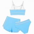 thumbnail image 4 of CAUYDY Toddler Baby Girl Bikini Swimsuit Set 3 Piece Set Bathing Suit with Cover Ups 2T 3T 4T 5T 6T 7T 8T 9T 10T 11T 12T Children Kid Girls Summer Swimwear (Sizes 9-10 Years,H03-Sky Blue), 4 of 5
