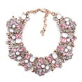 thumbnail image 1 of Collar llamativo Sonducket con diamantes de imitación Rosa cristal, 1 of 6