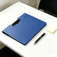 thumbnail image 4 of EQWLJWE File Folder Clipboard Folder with Two Clips for Office School and Home Use Multi Functional Writing Pad for Reports Documents and Notes, 4 of 6