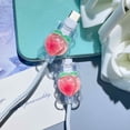 thumbnail image 4 of Tianyeda 4pcs Peach Pattern Charging Data Cord Protectors For All Orignal apple cables, 4 of 8