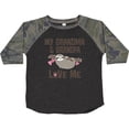 thumbnail image 3 of Inktastic Grandma and Grandpa Love Me Sloth Girls Toddler T-Shirt, 3 of 5