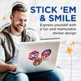 thumbnail image 5 of (2 Pack) NC Monogram Stickers - North Carolina Pride - State Initial Stickers - 5" On Longest Side - Sticks to Smooth Flat Surfaces - Made in USA - BMCS18079, 5 of 7
