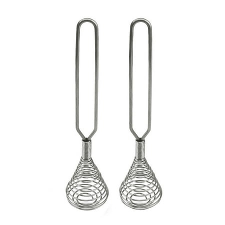

Dengmore Stainless Steel Rotating Hand Press Whisk Whip Mixer Beater Tools for Home