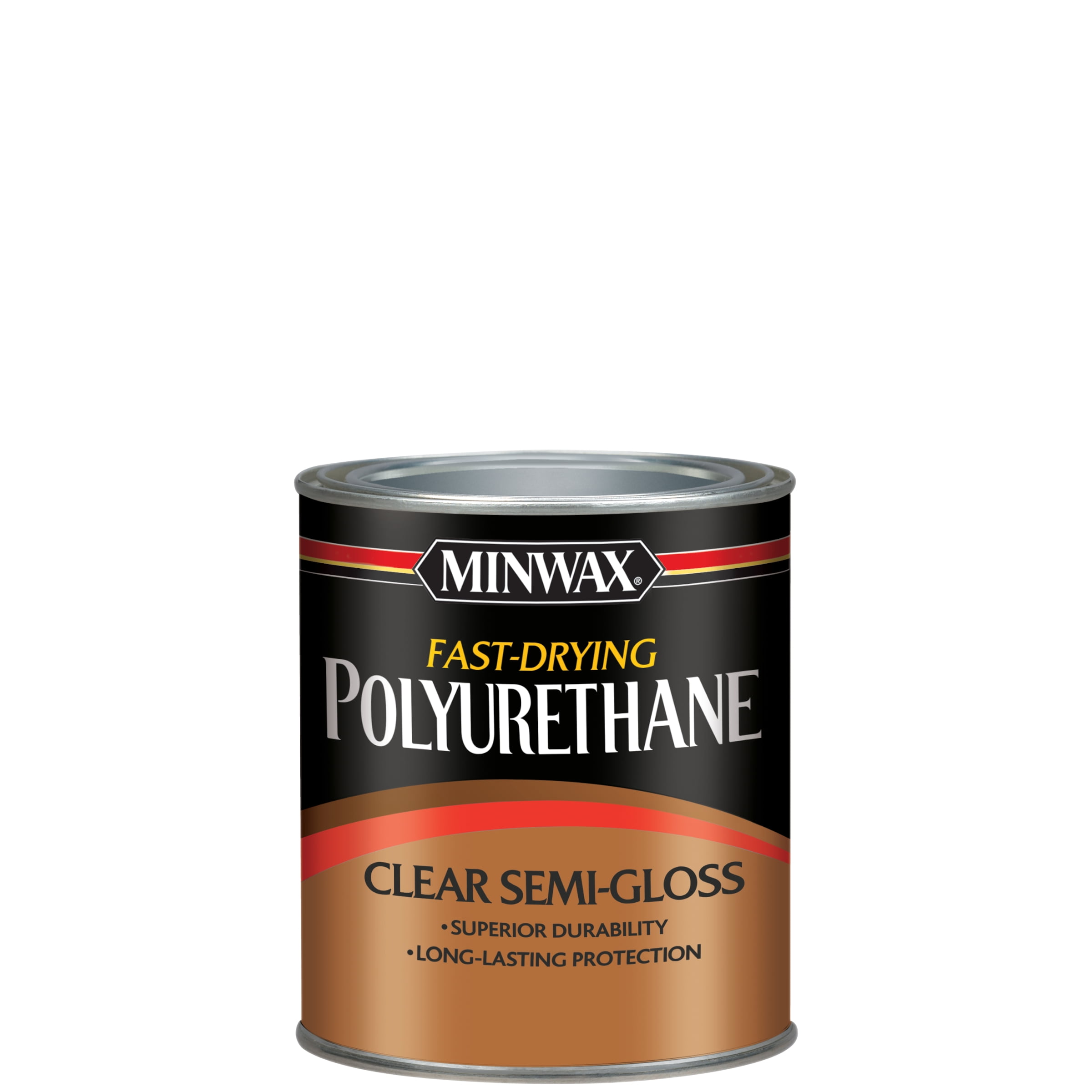 Minwax FastDrying Polyurethane, SemiGloss, Clear, 1/2 Pint