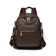 thumbnail image 3 of PRIYAL Laptop Backpack Light Brown Leather Computer Backpack for Travel Work Backpacks Large Capacity Business Back Pack, 3 of 8