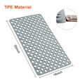 Semfri Bath Tub Shower Mat 30 x 17 inch Extra Soft TPE Kids Bath Mat