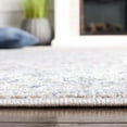 thumbnail image 4 of SAFAVIEH Hunter Iacopo Abstract Polyester Area Rug, Ivory Grey/Dark Grey/Beige, 6'7" x 6'7" Square, 4 of 10