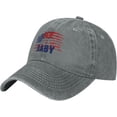 thumbnail image 2 of Ice Ice Baby Hat USA Independence Day Patriotic Golf Hats Retro Dad Baseball Caps, 2 of 8