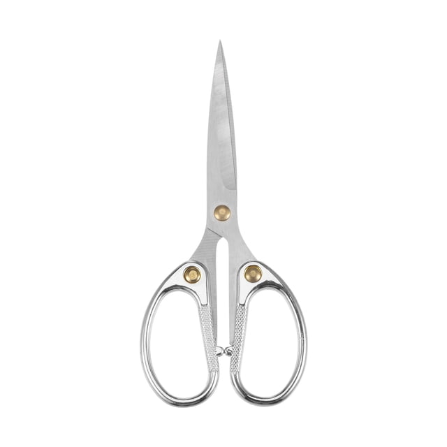 Unique Bargains 5.3' Stainless Steel Vintage Mini Scissors for Embroidery Cross Stitch Sewing Silver