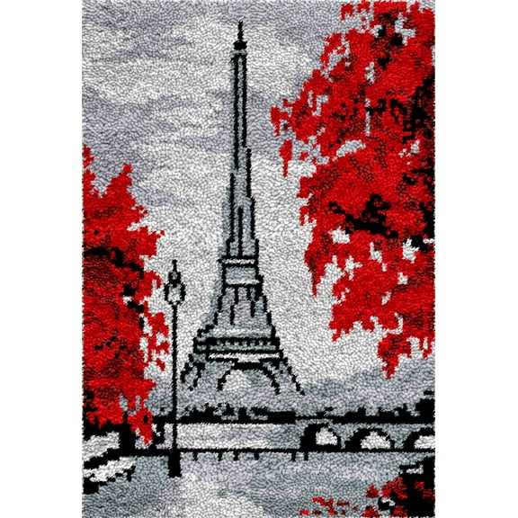 Rug Making Latch Hooking Kit | Paris Autumn