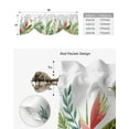 thumbnail image 5 of Ins Style Tropical Plants Palm Leaves Window Curtain Living Room Kitchen Cabinet Tie-up Valance Curtain Rod Pocket Valance, 5 of 6