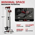 thumbnail image 6 of Mikolo Cable Crossover Machine, Lat Pull Down Machine, Wall Mounted Pulley Tower functional trainer with Adjustable 26 Positions Dual Pulley System, Lat Pulldown Cable Training for Home Gym Fitness, 6 of 10