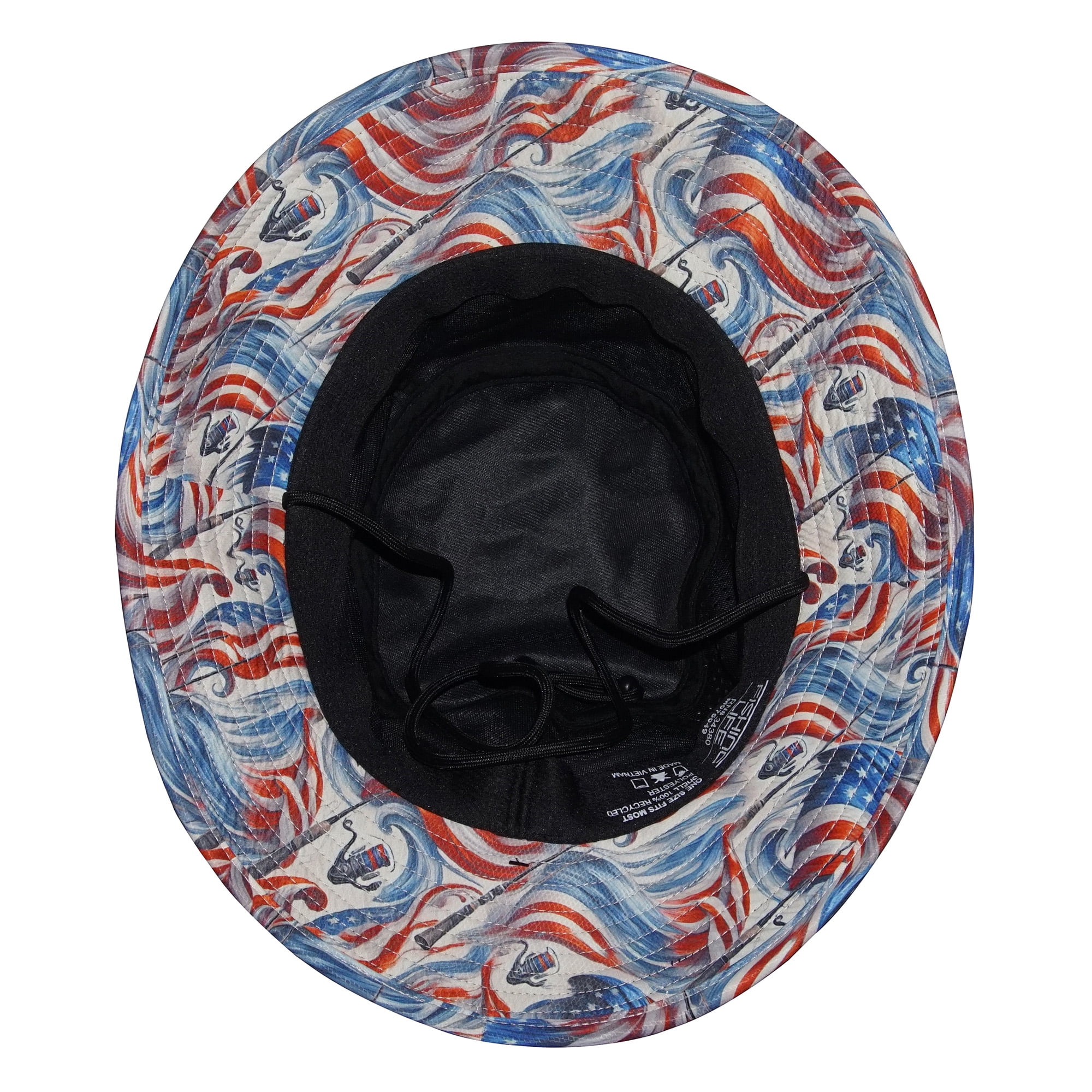 Fishing Life American Rod & Reel Performance Bucket Hat - Adult Unisex