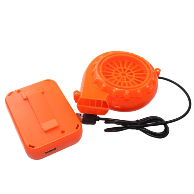 Hugtrwg Soplador Aire Eléctrico para Disfraces Inflables Dibujos Animados (naranja)