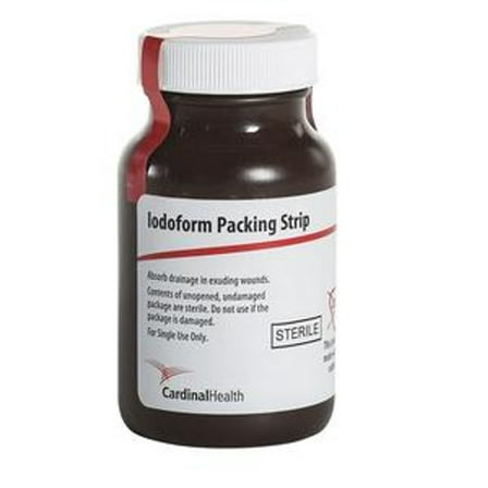 Cardinal Health Sterile Iodoform Packing Strip, 1/2'' x 5 yds., 1 Count