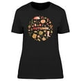 thumbnail image 1 of Autumn Doodles In Circle Tee Women's -Image by Shutterstock, 1 of 1