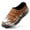 Brown, variant on Unisex Scuff Slippers for Women Men Puffy Padded Upper Fleece Lined Water‑Resistant Winter House Shoes Non‑Slip Indoor Outdoor Slip‑On Slippers