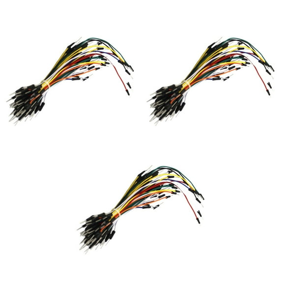 3 Count Compact Breadboard Wires Light Weight Jumper