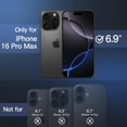 thumbnail image 2 of Funda JeTech Magnetic para iPhone 16 Pro Max 6.9" negra, 2 of 6