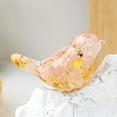 thumbnail image 4 of Sunxin Crystal Craft Bird Gbird Figurines Collectible Miniature Resin Glass Decorative Gravel Birds Art Animals Figurines for Desktop Home Decor Paperweight, 4 of 5