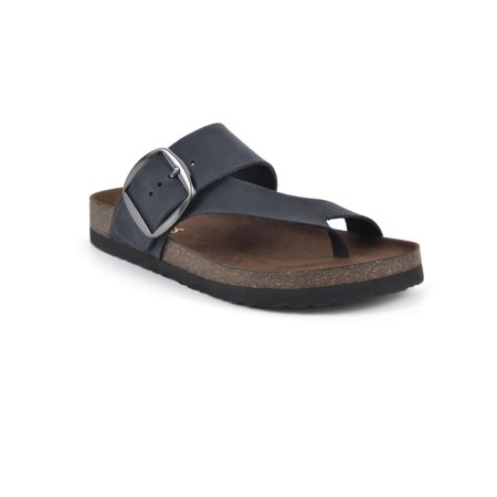 UPC 190748866461 product image for White Mountain Womens Harley Leather Slip On Flats | upcitemdb.com