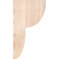thumbnail image 3 of 4"W x 10"D x 18"H Crestline Rough Sawn Corbel, Douglas Fir, 3 of 9