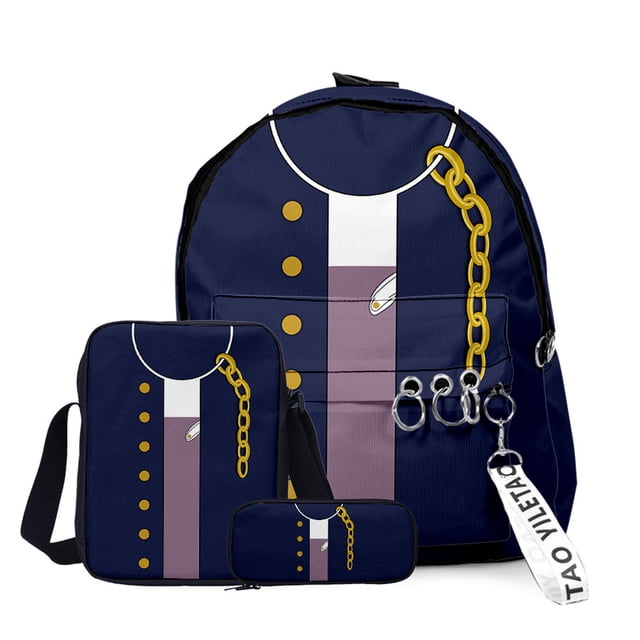 Set de mochilas Jojos Bizarres Adventures School, 3 piezas, para niños
