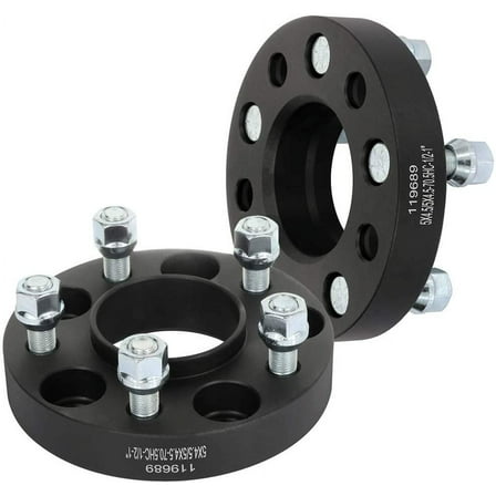 ECCPP 5x4.5 1 inch 5x114.3 hub Centric Wheel Spacers 5 Lug 5x4.5 to 5x4.5 1/2" Studs 70.5mm hub fits for F-ord Mustang for F-ord Explorer for F-ord Edge for Mazda B2500