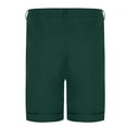 thumbnail image 5 of hlysgo Men's Relaxed Straight Pleated shorts Business Work Golf Dress Shorts Casual Summer Stretch Flat Front Shorts with Pockets Green,S, 5 of 6