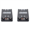 thumbnail image 1 of 2X Aislador de Audio de 2 Vías Eliminador de Ruido de Corriente de Audio XLR 6.5 Mezclador Lotus Isolator Transmisión en, 1 of 5