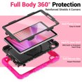 thumbnail image 5 of for Lenovo Tab One 8.7/ Tab K9 Case 8.7 inch 2025, 360 Rotating Shockproof Cover with Stand, Handle, Shoulder Strap, Rose, 5 of 7