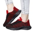thumbnail image 4 of NOKIO Fashion Sneakers for Women Breathable 𝖫a𝖼e Up Tennis Shoes with Flexible Cushioning Sole, Comfortable Outdoor Running Shoes Non-S𝗅ip Athlet𝗂c Shoes for Summer and Autumn, 4 of 9