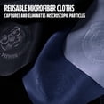 thumbnail image 2 of cellhelmet See Lion Swipes | Microfiber Lens Cleaning Cloths \u2013 Ultrasoft, Reusable Wipes for Glasses, Screens, and Lenses (Light Blue/Navy, 2-Pack), 2 of 7