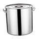 thumbnail image 4 of Olla de cocina de acero inoxidable, grande, para cocinar, con cubo para aceite, resistente, multiusos 25cm, 4 of 9