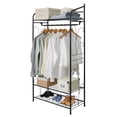 thumbnail image 6 of Heavy Duty Clothing Garment Rack Rolling Clothes Organizer Rails Hanging Shelves, 6 of 12