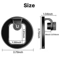 thumbnail image 4 of 67mm Filter Adapter Clip Uv Cpl Nd Vnd Filter Adapter Phone Camera Lens Filter Ring Mount For Iphone, 4 of 5