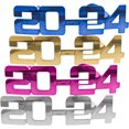 thumbnail image 1 of IDEANATEGRATE 4Ud Gafas De Fiesta Con 2024 Lentes Plásticos Coloridos Para Decoraciones, 1 of 6