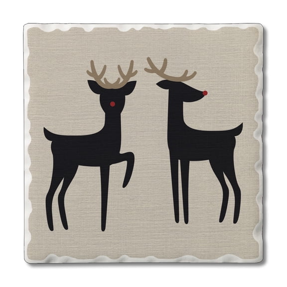 Thirstystone Shiny Nose Single Tumbled Tile Coaster Create Your Own Set