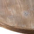thumbnail image 3 of 31 Inch Round Accent Side Table, Fir Wood, Engraved, Brown, Antique White- Saltoro Sherpi, 3 of 5