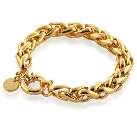 Dolce Vita 18kt Goldtone Fancy Link Bracelet, 7.75"
