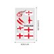 thumbnail image 2 of Flag Temporary Tattoos Suitable For Various Football Matches And Cheerleading Events Temporary Face Tattoos, 2 of 5