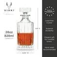 thumbnail image 4 of Viski Crystal Whiskey Decanter 28 oz Set of 1, 4 of 8