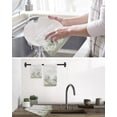 thumbnail image 5 of Sage Green Shell Kitchen Dish Towels for Drying Dishes Set of 2, Coastal Nautical Seahorse Conch Coral Waffle Weave Microfiber Hand Tea Bathroom Towels Quick Dry & Absorbent Towel 12x12, 5 of 7