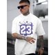 thumbnail image 1 of Camiseta casual premium para hombre - Manga corta con estampado elegante, transpirable, 100 % algodón, lavable a máquina - Perfecta para el verano. Para adultos, hombres, mujeres, adolescentes, jóvene, 1 of 4