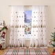thumbnail image 5 of Cortinas Navideñas con Bordado de Papá Noel, Biombo Rectangular Decorativo de Tela, 5 of 6