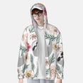 thumbnail image 4 of Fotbe Cute Cartoon Sloth Men's Women's UPF 50+ Sun Protection Jacket Hooded Cooling Shirt with Pockets Hiking Outdoor Performance-Small, 4 of 9