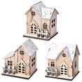 thumbnail image 1 of Christmas-village House Decor Wood Rustic Decor With Light Xmas Lantern Decor For Village Collectio, 1 of 5