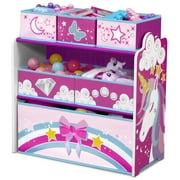Delta Children Unicorn Design & Store 6 Bin Toy Storage Organizer - Greenguard Gold Certified